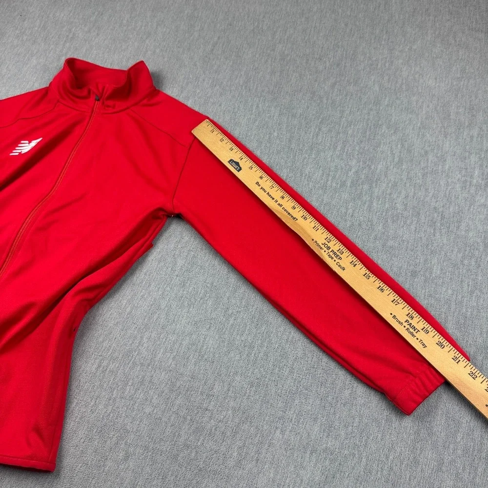 New Balance Jacket Kids Boys XL Red Knit Training Track Full Zip Athletic‎ NWT